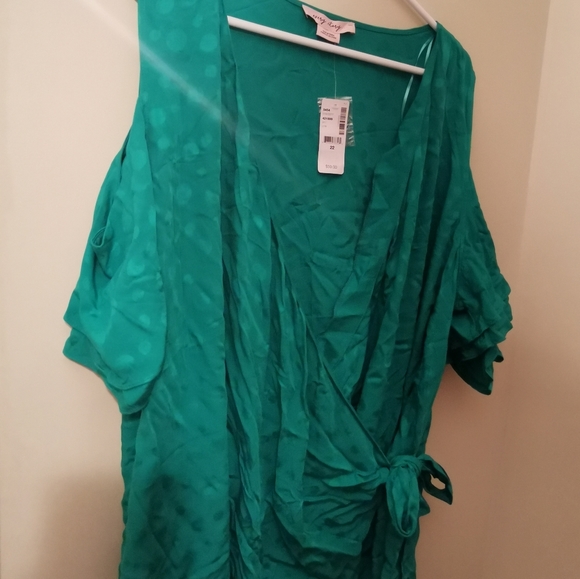 2/80$👙 NWT Cold Shoulder Wrap
Blouse 22 - Picture 12 of 12